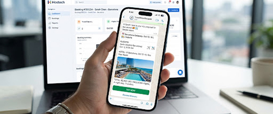Cotizador express en teléfono móvil listo para enviar por WhatsApp